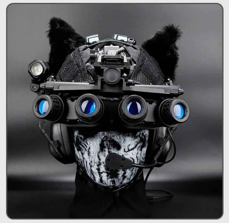 战术兵幽灵小队Keegan战术头盔夜视仪套装颠面系cos骷髅面罩使命