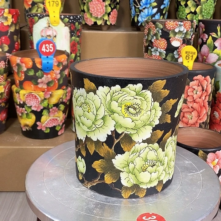 景德镇精品博采美盆12.5/14