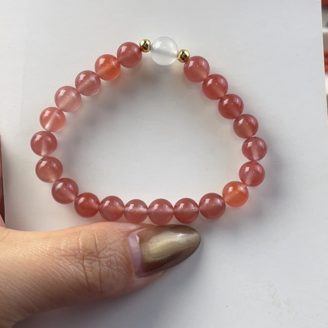 南红玛瑙未镶嵌手串