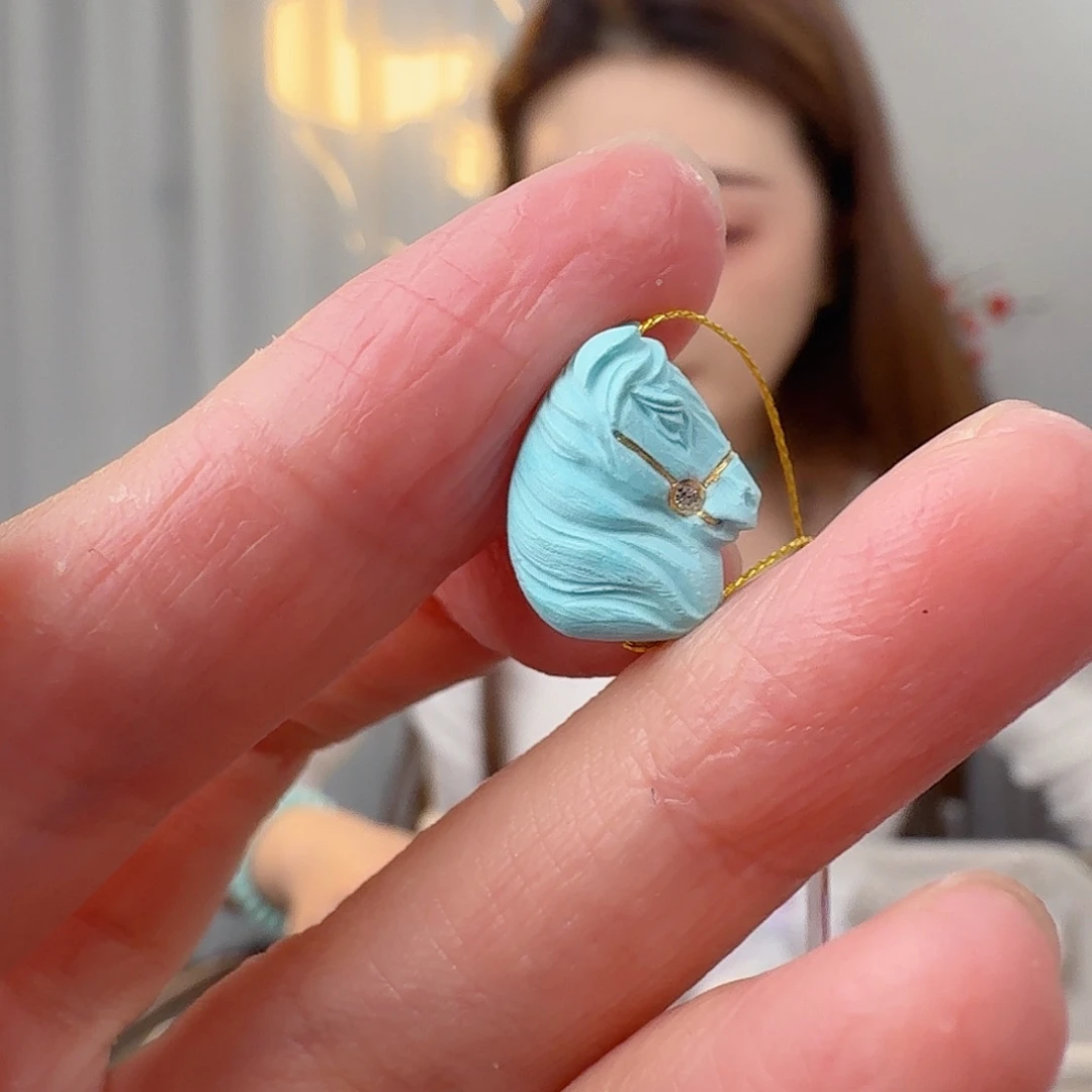 绿松石未镶嵌珠宝奇石