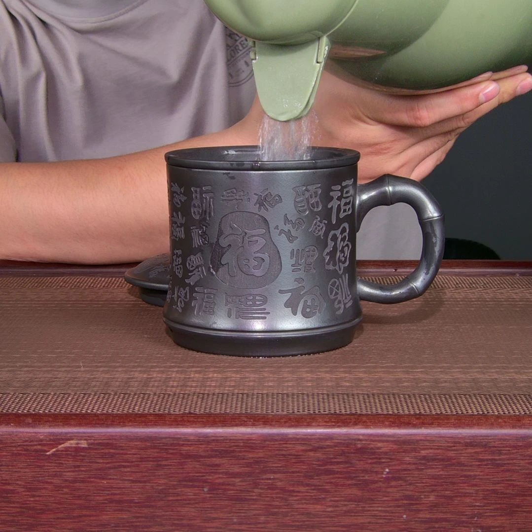 茶杯紫砂高货放漏