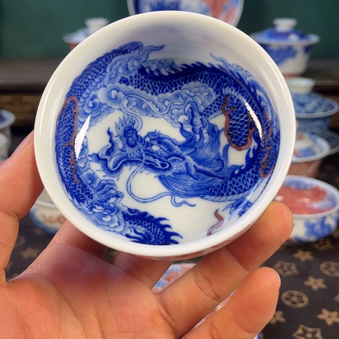 瓷片自成堂景德镇手工手绘