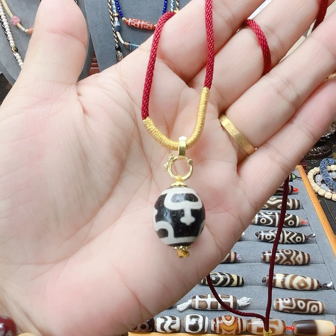 玛瑙/玉髓合金颈饰