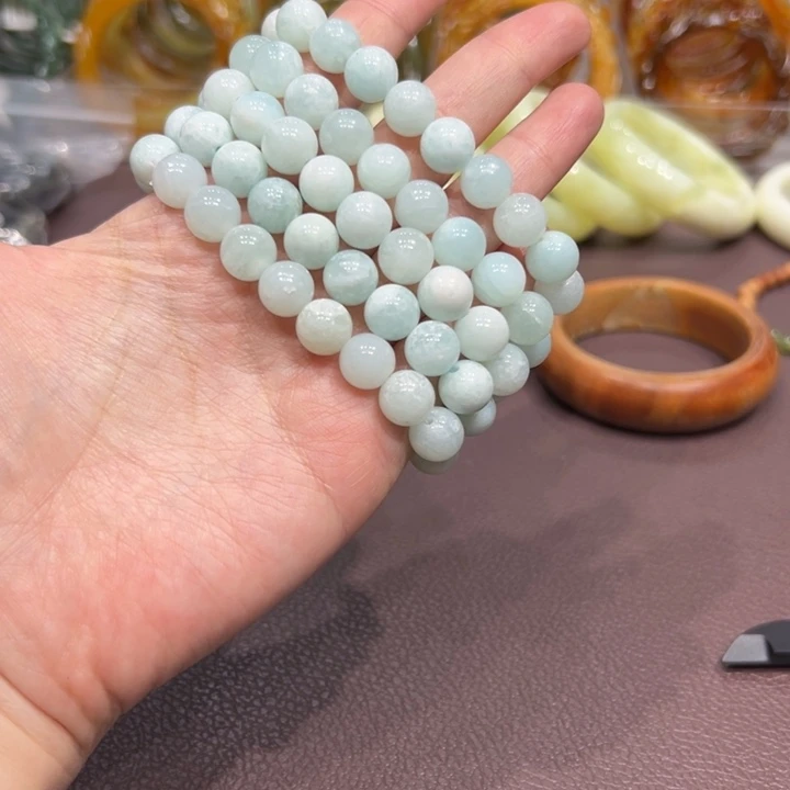 蛇纹石玉未镶嵌手链