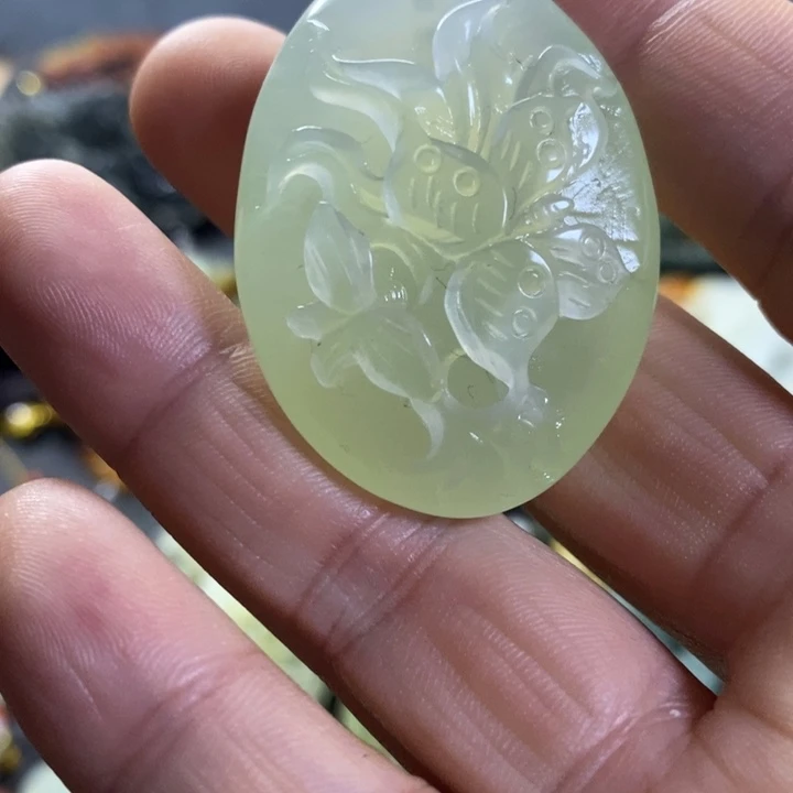 岫玉未镶嵌项链毛衣链