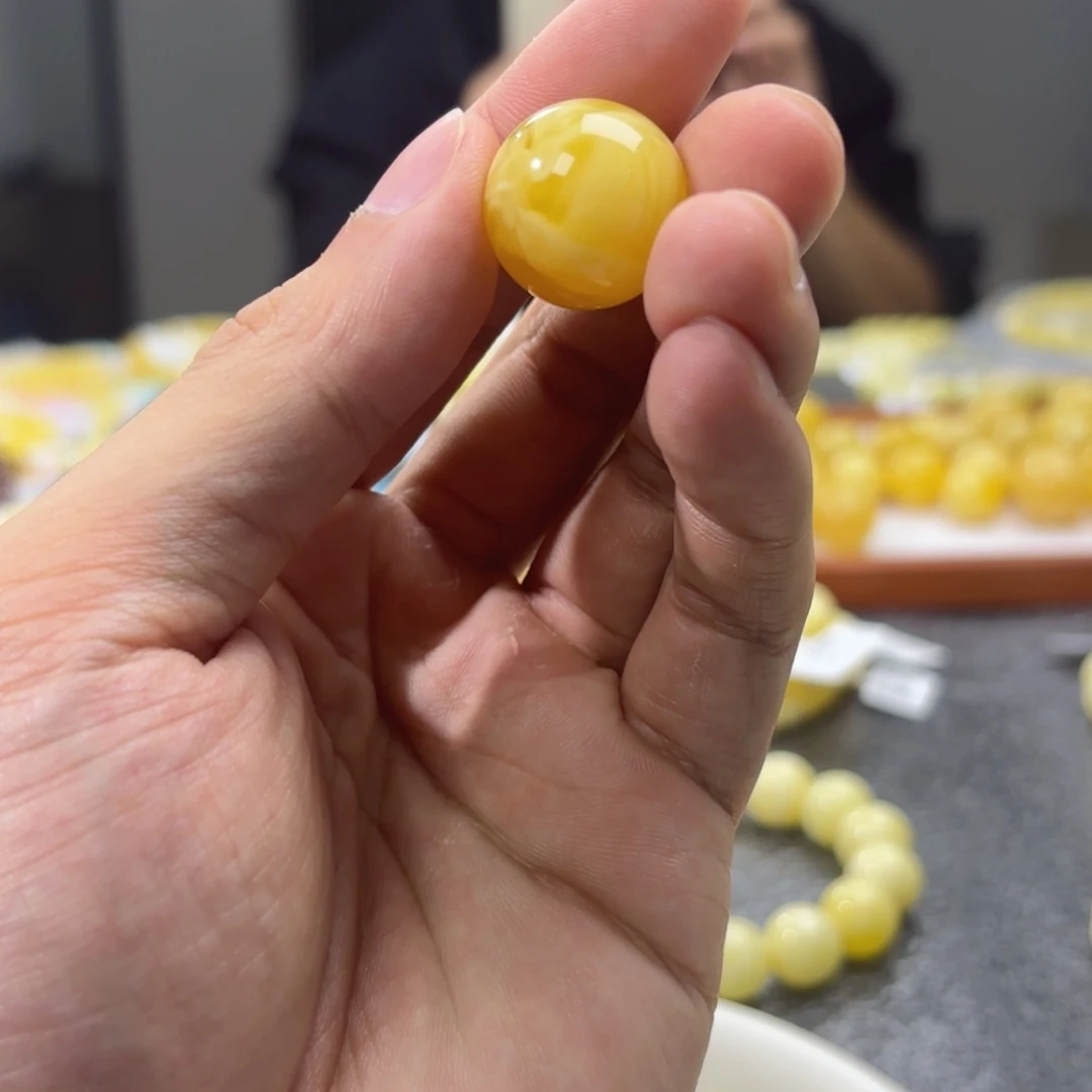 手链琥珀未镶嵌卡 19.4mm