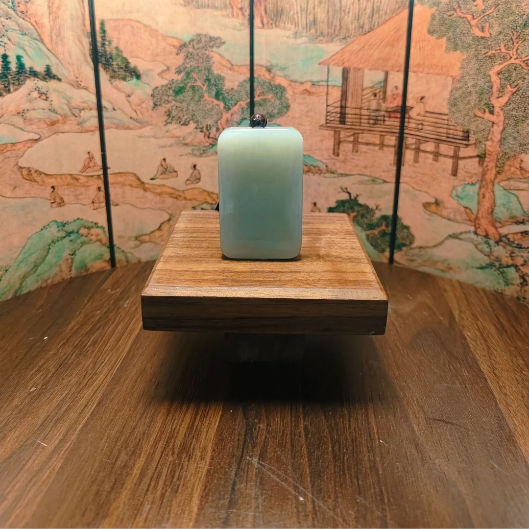 X和田玉无事牌吊坠0458