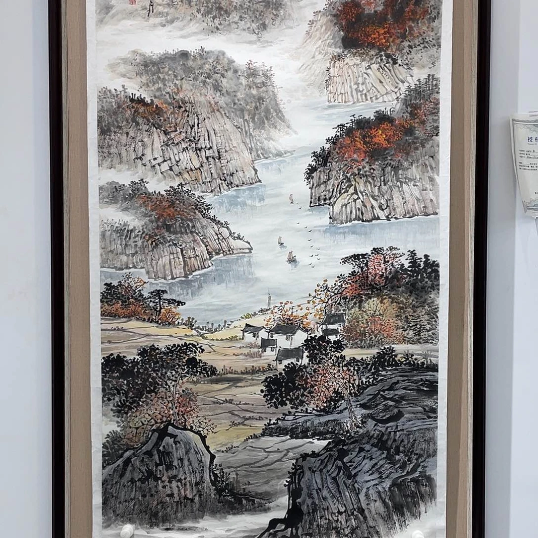 国画凌行志手绘作品