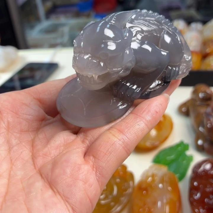 玛瑙/玉髓吊坠(不含链)未镶嵌