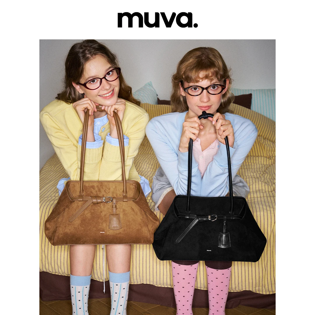 MUVA大容量包包女式2025新款单肩包通勤上班时尚腋下包9.5新品