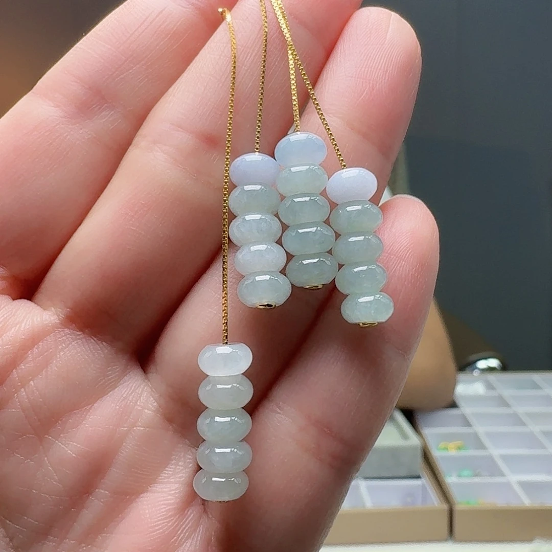 翡翠银S925镶嵌耳饰多样性发货其一