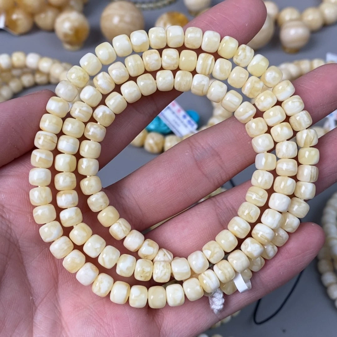 琥珀珠宝奇石未镶嵌6.6mm