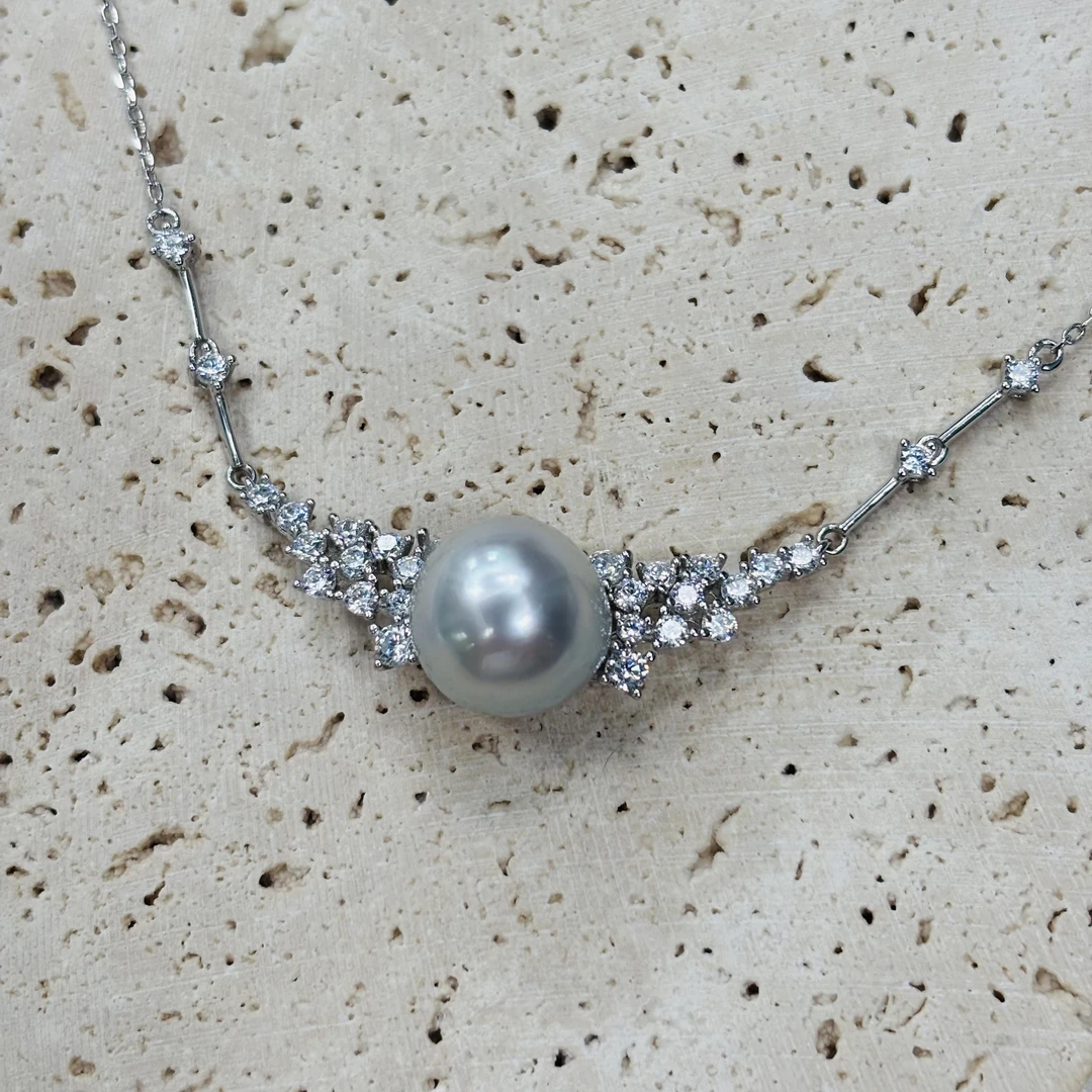 海水珍珠澳白珍珠吊坠11-12mm