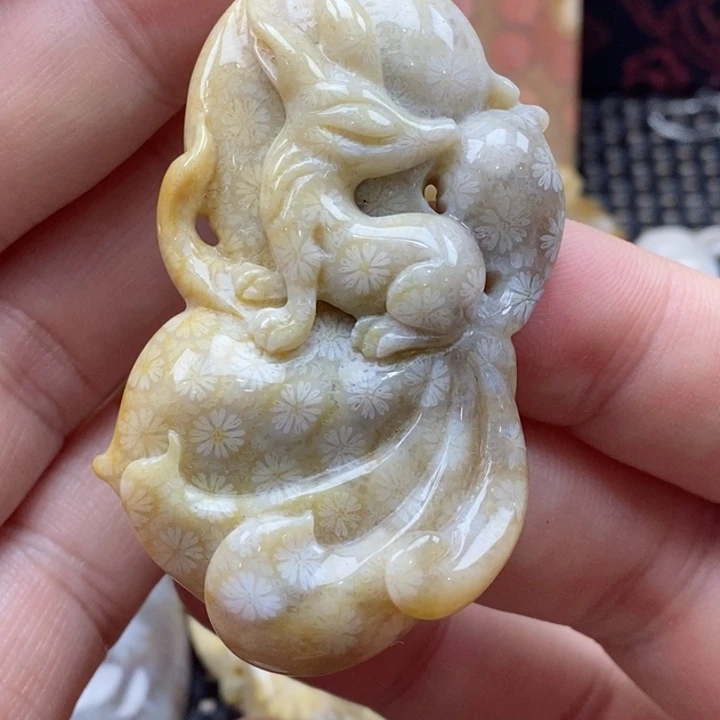 硅化珊瑚（珊瑚玉）颈饰未镶嵌