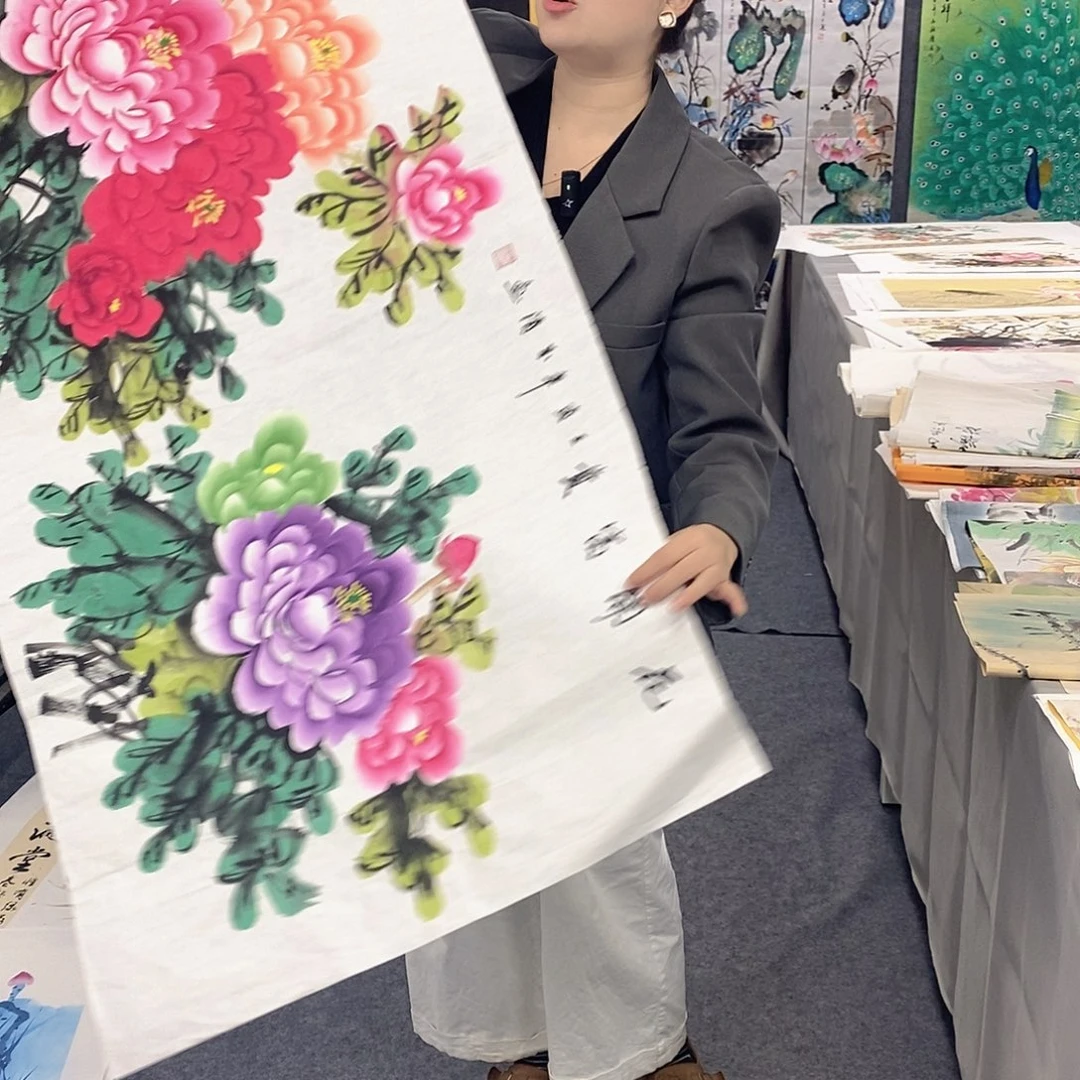 国画国画手绘作品