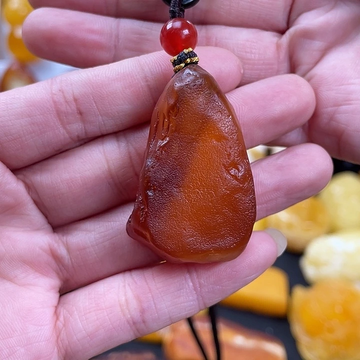 蜜蜡项链未镶嵌12.7克