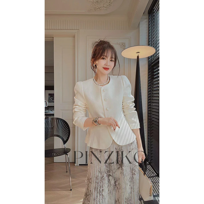 【年终宠粉大促】【PINZIKO】西多士~气质显瘦百搭小香风外套TJA016