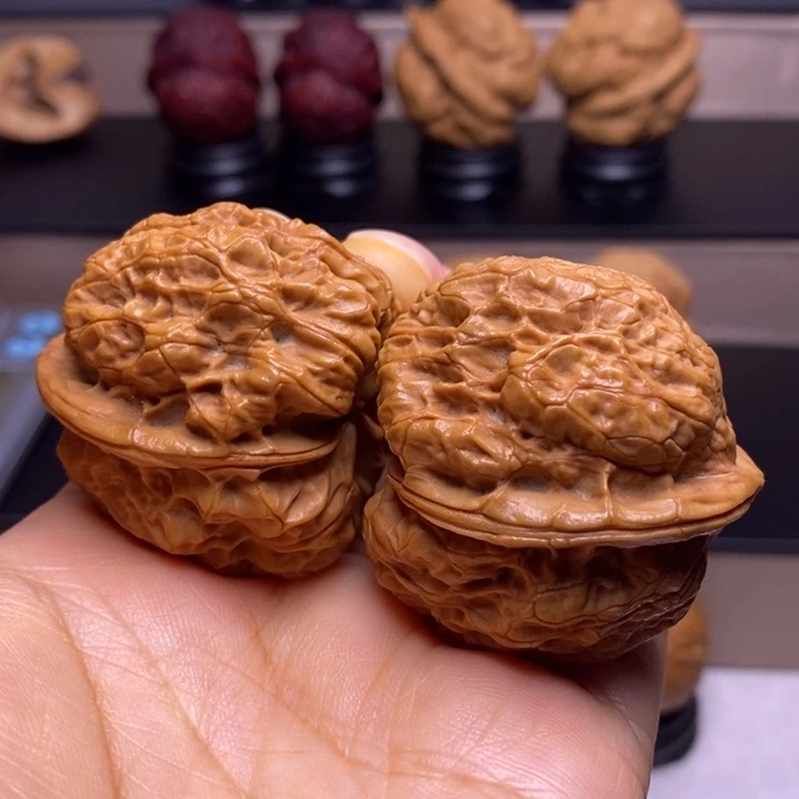 文玩核桃把件霸王蟾疙瘩包26