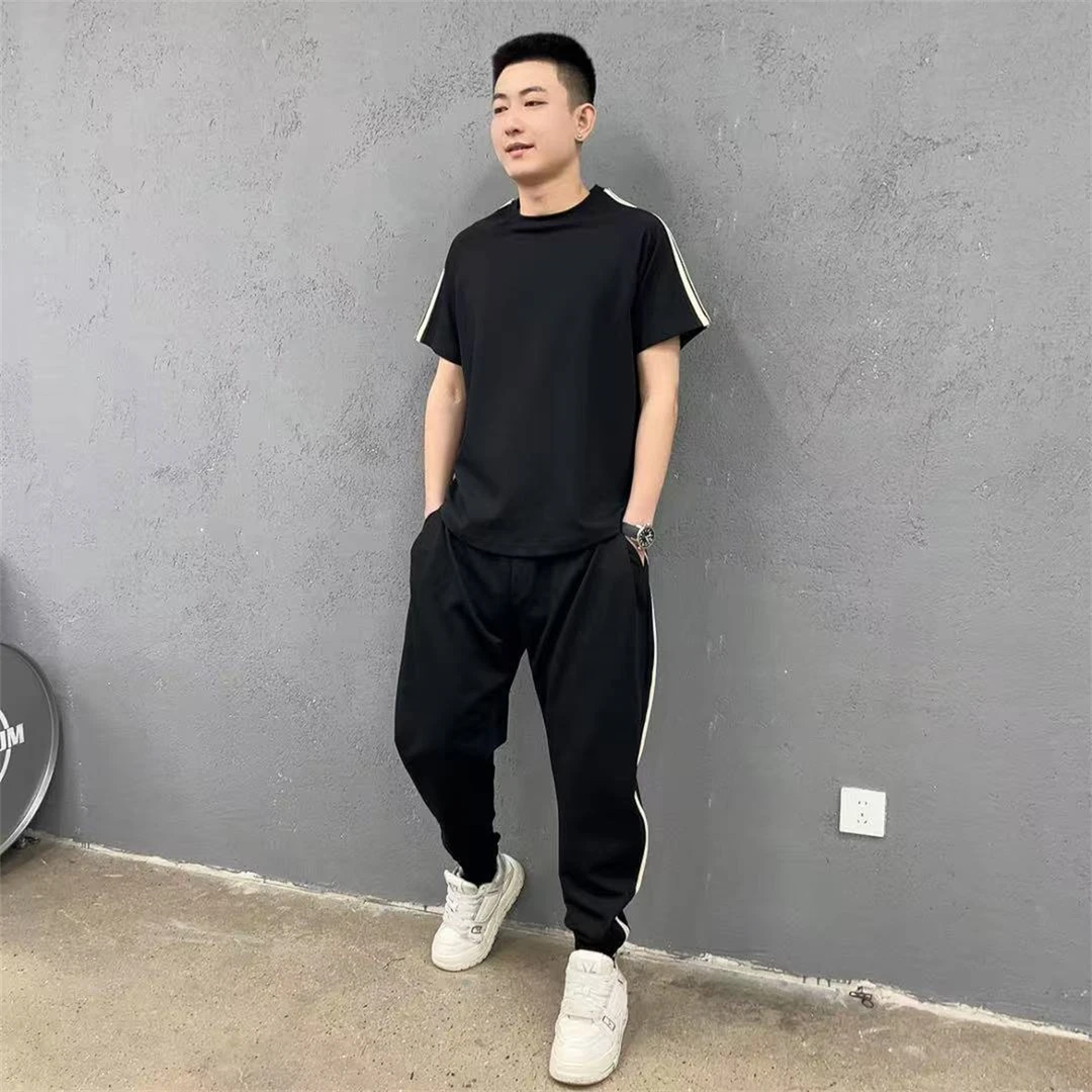 春夏季新款休闲百搭潮流套装款号79T401