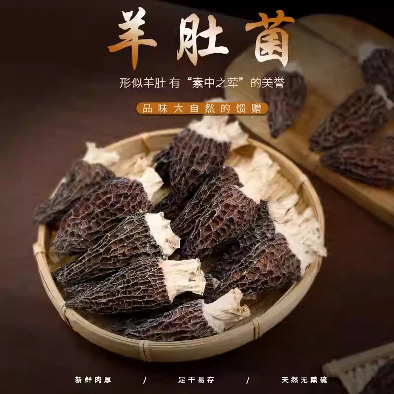 正宗云南精选特级头茬羊肚菌干货新鲜美味煲汤滋补养生菌菇食材