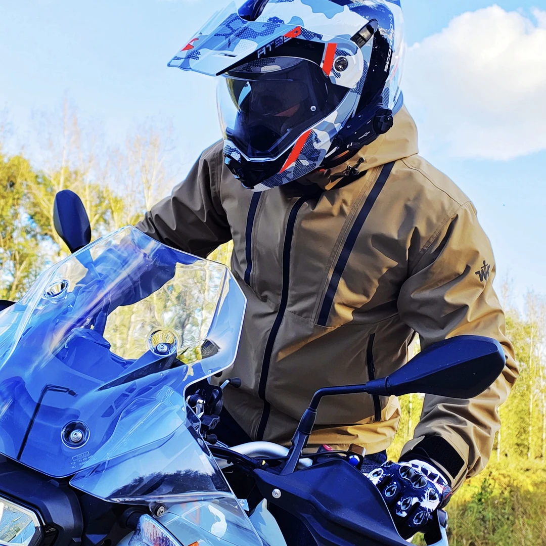 WK翼骑士防风防水四季摩托机车赛车防摔骑行服拉力休闲REVI元素