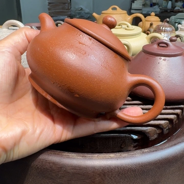 茶案紫砂红将坡无添加170cc