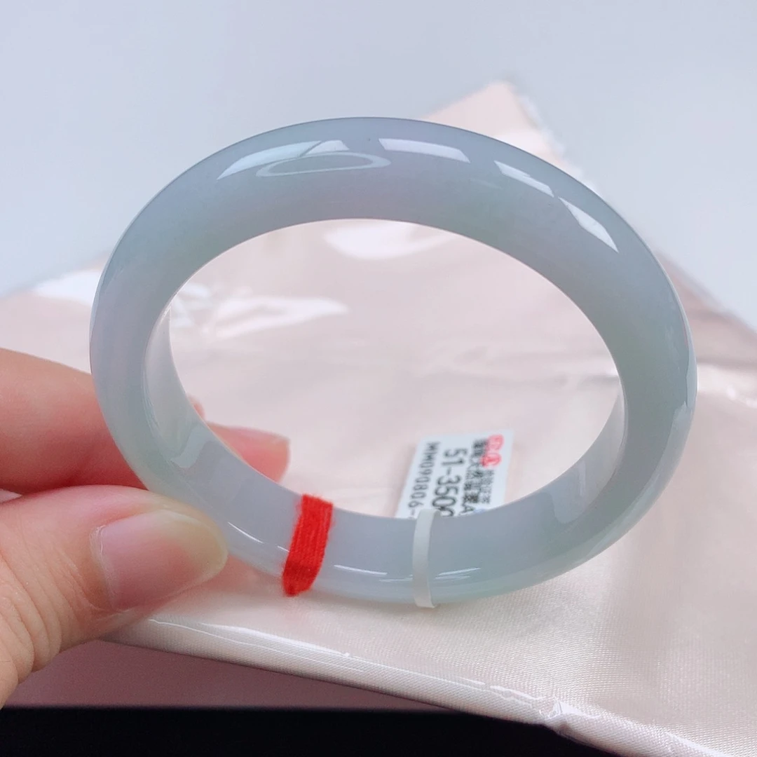 未镶嵌手镯翡翠51正圈