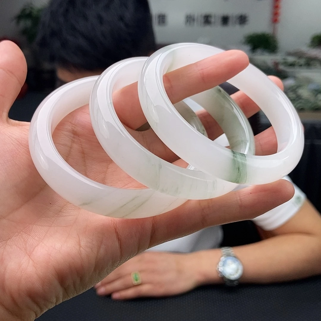 石英质玉（天山翠）53-64颜色多样性发拍一发一未镶嵌