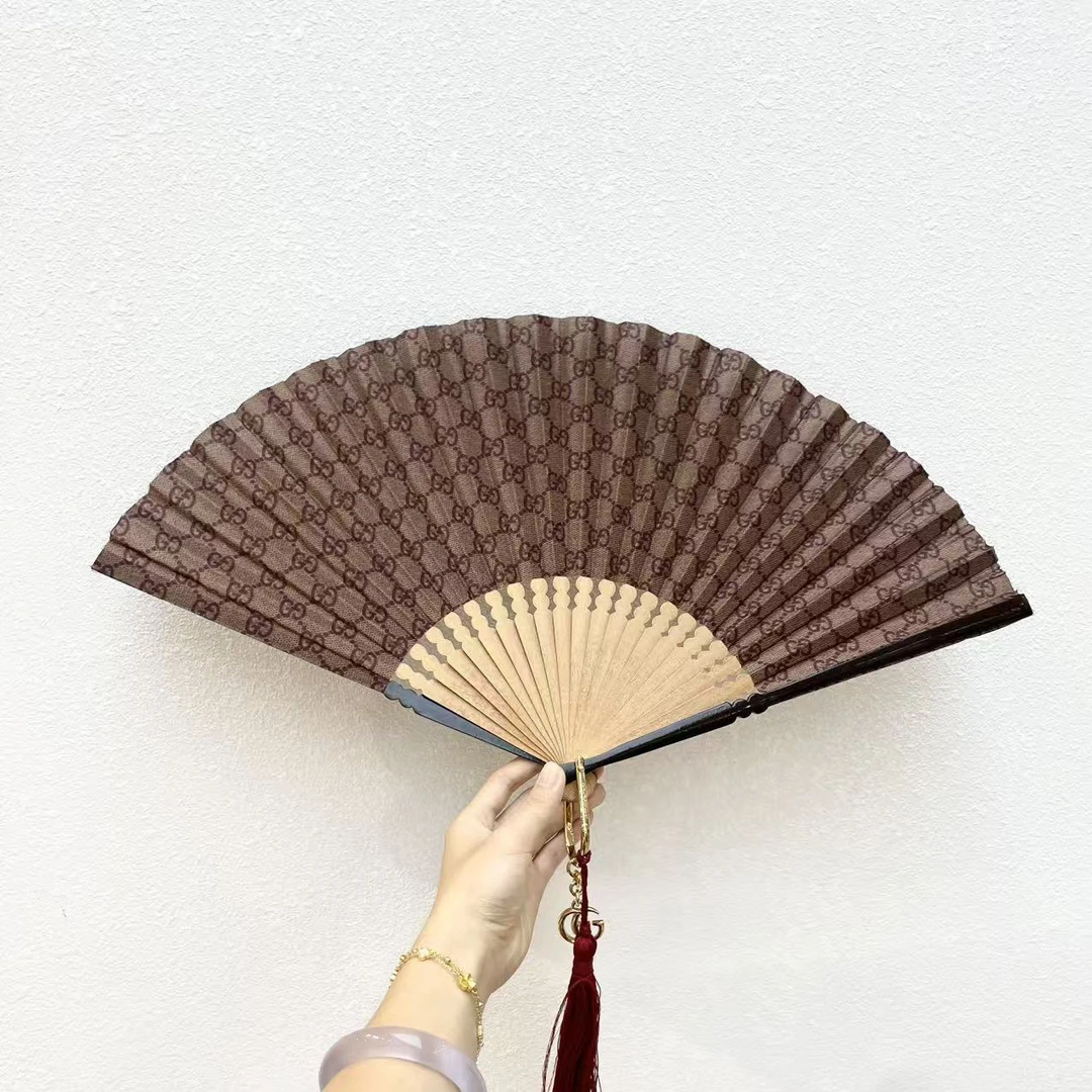 未使用 GUCCI/古驰 稀有限量红色折扇2315