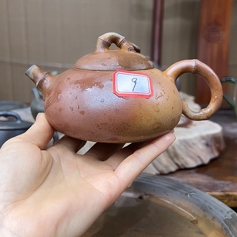 戬谷龙窑坭兴陶柴烧壶9