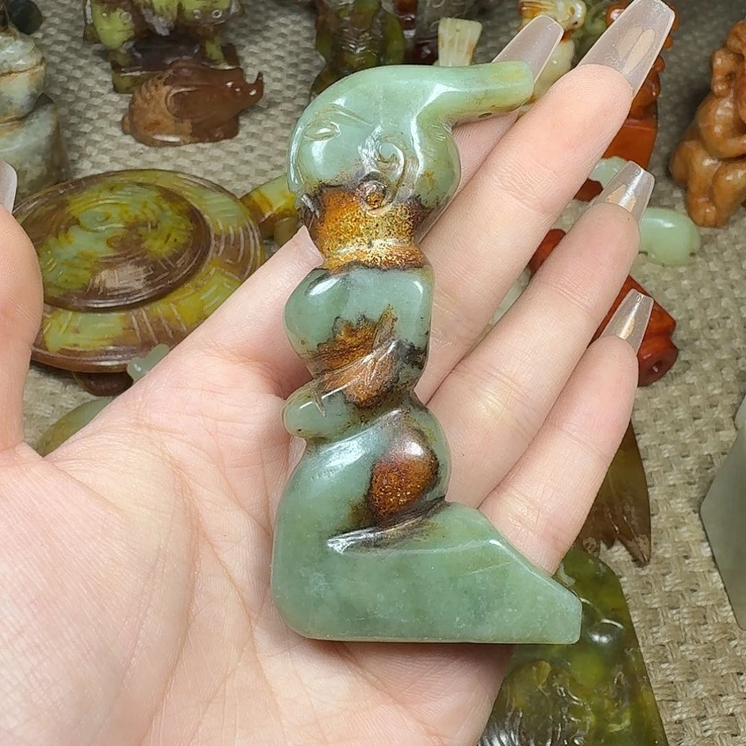 白玉菩提吊坠挂件