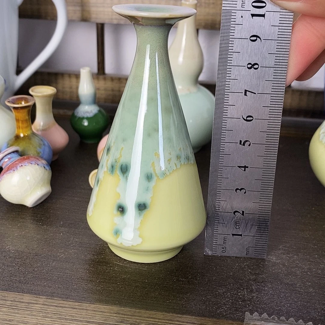 摆件景德镇高温陶瓷小花瓶