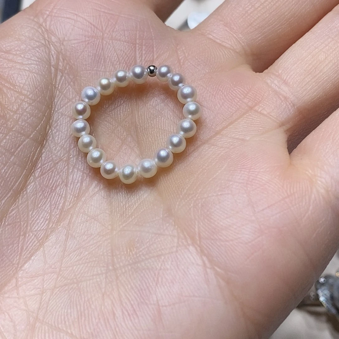 淡水珍珠耳钉未镶嵌