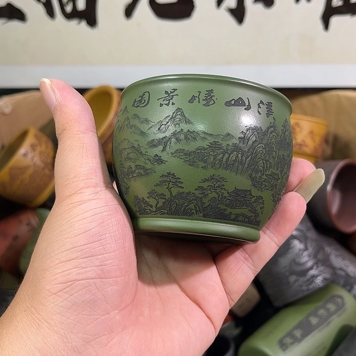茶杯紫砂全手工紫砂主人杯