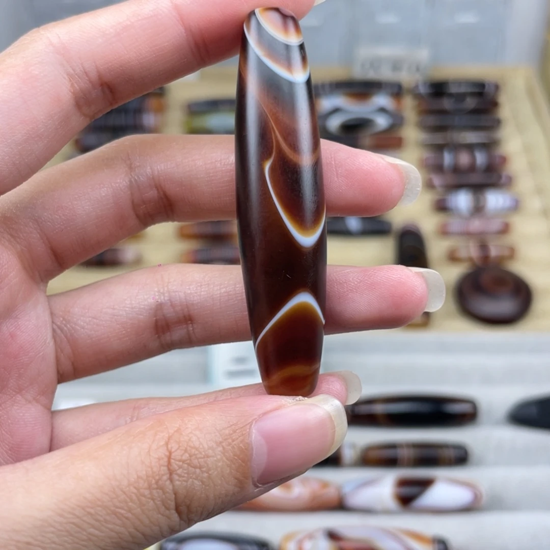 作***人玛瑙/玉髓合金颈饰