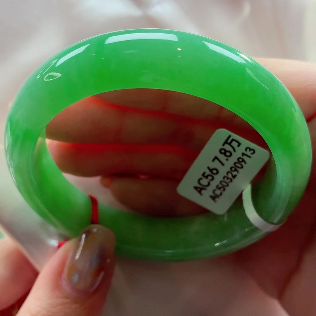 翡翠未镶嵌手镯22（28号）