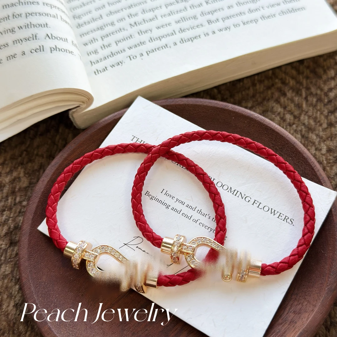 非金属布艺手链 预售锆石pu编织感手链 LN138 多样性发一颜色微差