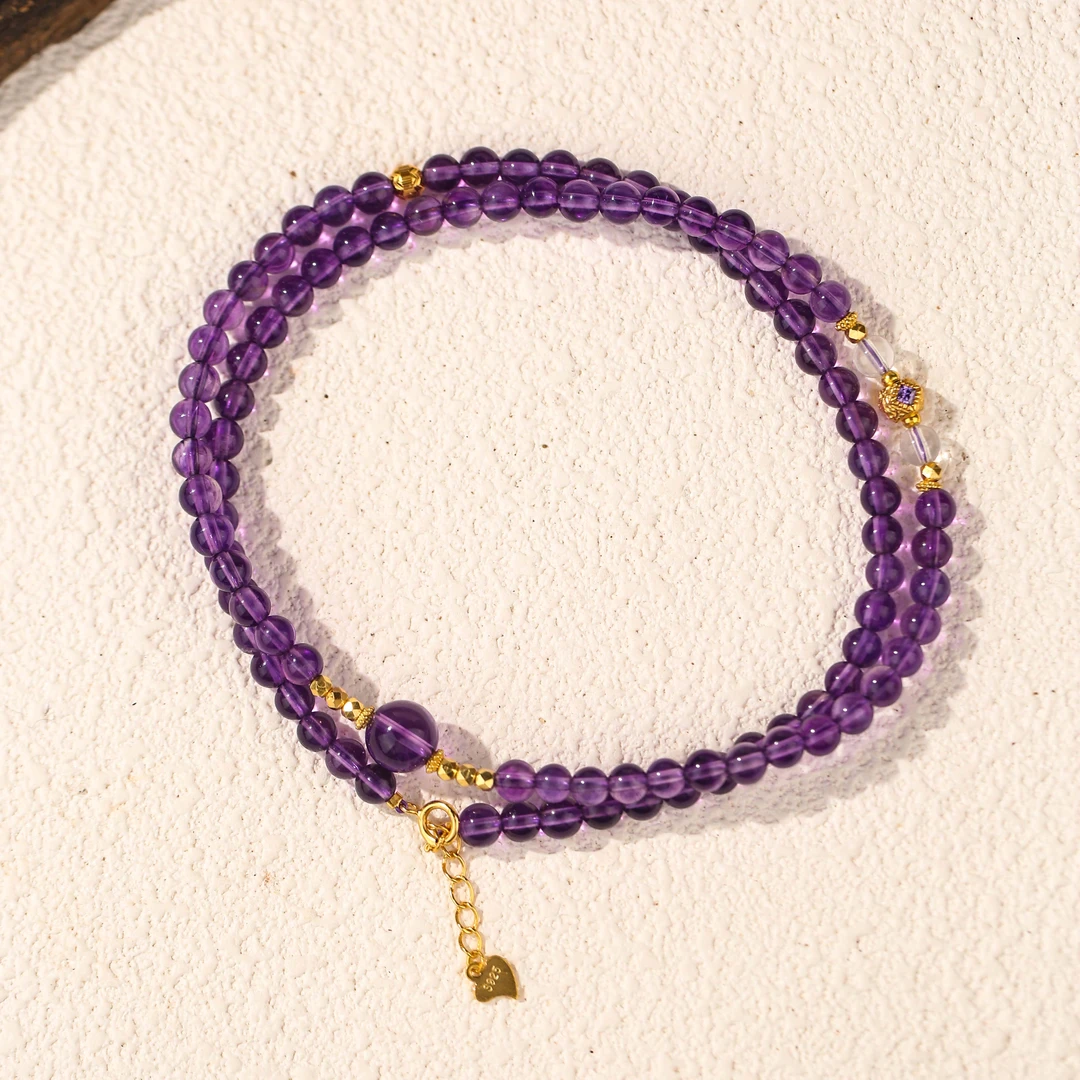 【做则必成】紫水晶项链（天然珠宝多样性发其一）