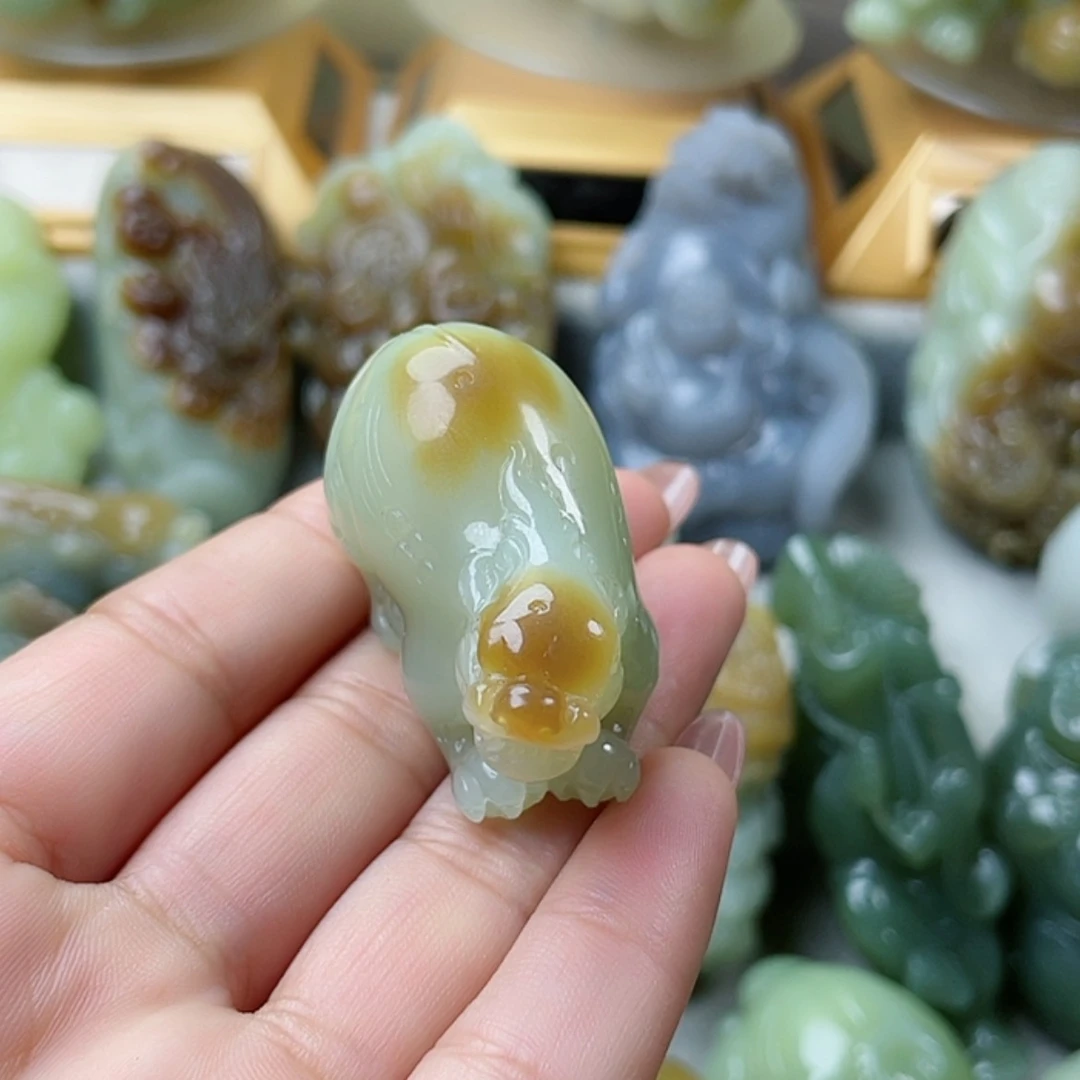 【闪购商品】未镶嵌和田玉挂件娃**爸