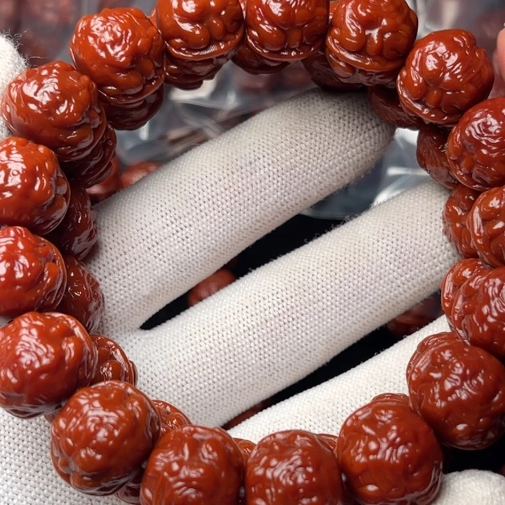 北***安手串猴头核桃蟾王