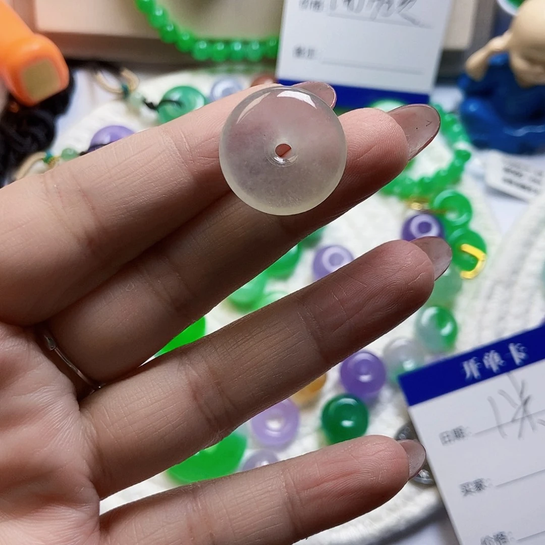 无黄铜小**吖平安扣