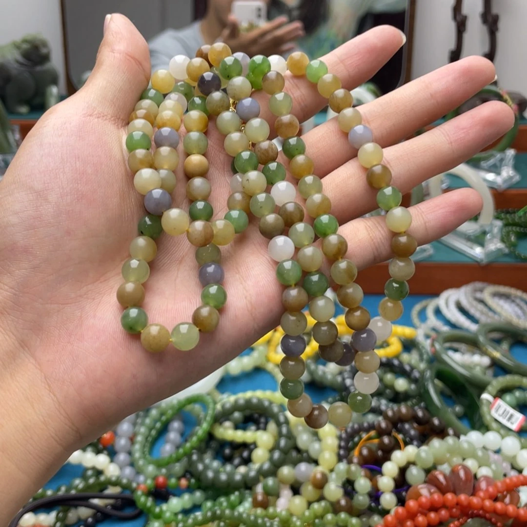 迷***糊手链未镶嵌和田玉