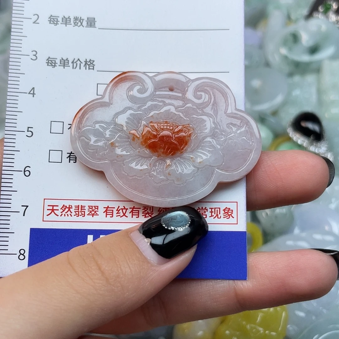 翡翠未镶嵌颈饰835