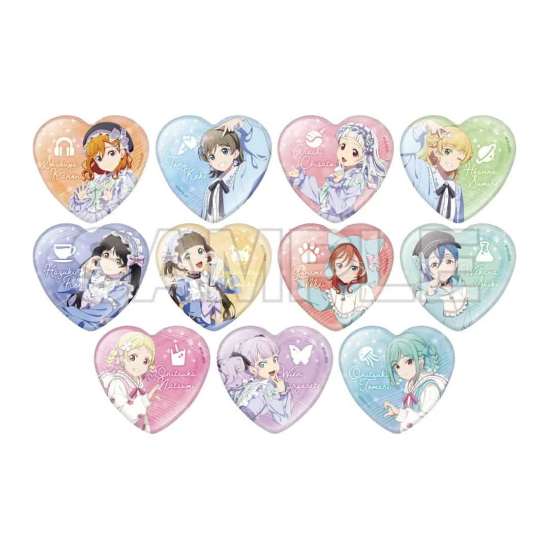 【LoveLive】liella 梦川 心吧唧 透卡徽章（默认代拆）