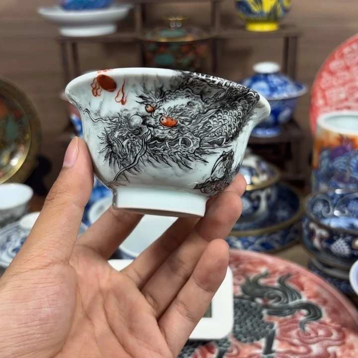 玩***志景德镇手工手绘陶瓷