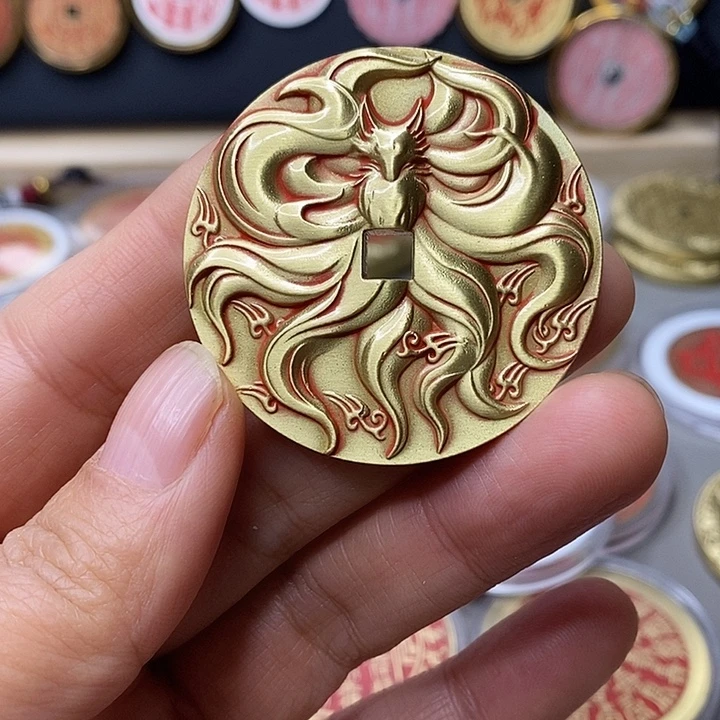 铜现代仿制工艺文创铜币