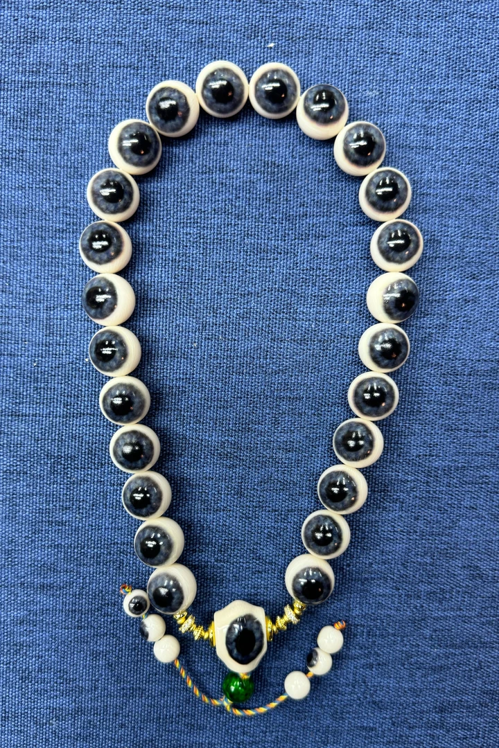 猛犸牙5A冰料蓝眼睛圆珠手持全品无暇毕业款 直播间专拍改价链接