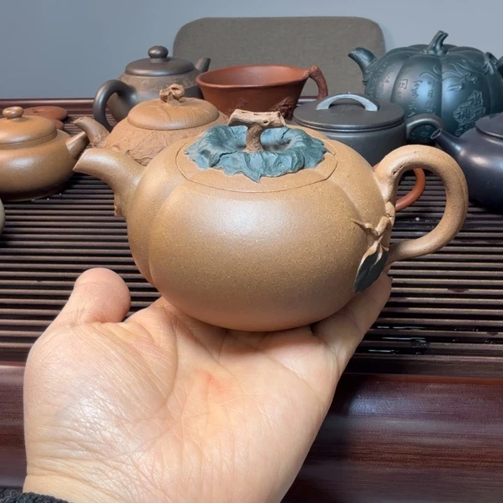 紫砂茶壶事事如意壶230cc