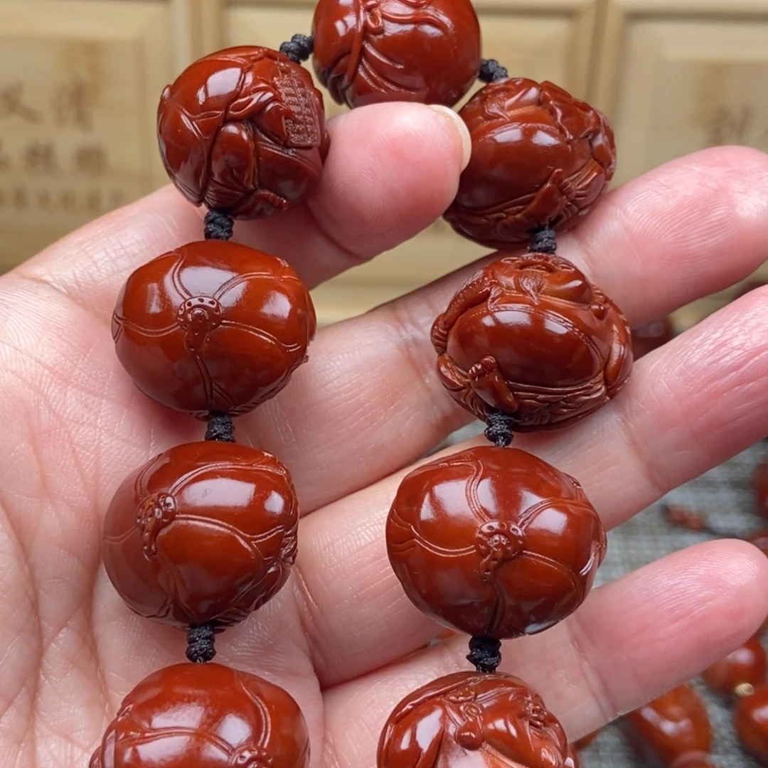 意***奇吊坠橄榄核财神23