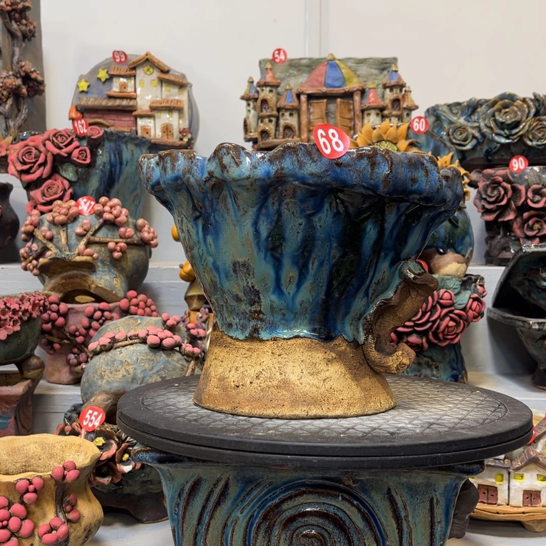 陶瓷68 号陶然花盆